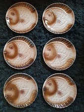 Assiettes poisson vintage d'occasion  Plonéour-Lanvern
