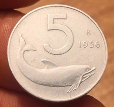 Moneta lire 1956 usato  Olbia