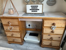 Pine twin pedestal for sale  POLEGATE