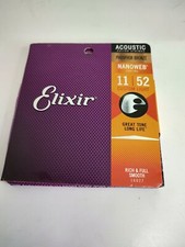 Cordas de guitarra acústica Elixir fósforo bronze 16027.011 - .052 não seladas comprar usado  Enviando para Brazil