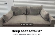 Deep seat sofa for sale  Charlotte