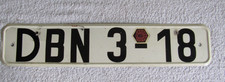 Ddr kfz kennzeichen gebraucht kaufen  Hohenstücken