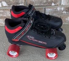 Patins quádruplos M4 Viper Roller Derby - Preto, rodas vermelhas masculinas tamanho 9, usado comprar usado  Enviando para Brazil