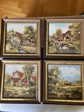 Gobelin stickbild holzrahmen gebraucht kaufen  Langenhagen