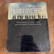 Band of Brothers (DVD, 2002, 6-Disc Set In Tin Case)  HBO Mini Series Bluray comprar usado  Enviando para Brazil