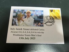 (2139) 14-7-2025 - Wimbledon Tenis 2025 - Final masculina (J. Sinner) C, usado comprar usado  Enviando para Brazil