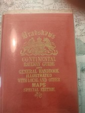 Bradshaws continental railway for sale  NORWICH