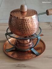 Service fondue cuivré d'occasion  La Fare-les-Oliviers