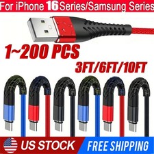 Braided usb type for sale  Buffalo