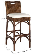 Safavieh fremont barstool for sale  Whitestown