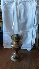Brass oil lamp for sale  SPALDING