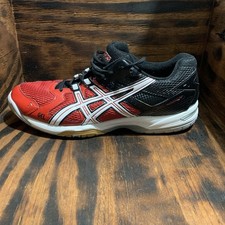 Tênis de quadra de vôlei Asics GEL Rocket masculino vermelho preto 1071A030 tamanho 10.5 comprar usado  Enviando para Brazil