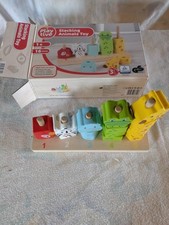 Kids wooden stacking for sale  NORTH TAWTON