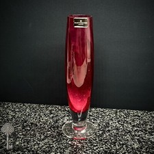 ruby crystal vase for sale  STREET