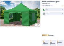 Faltzelt pavillon 4x4 gebraucht kaufen  Karlsfeld