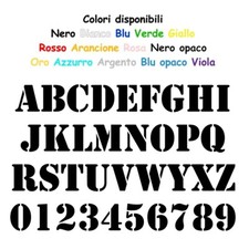 Lettera stencil militare usato  Acerra