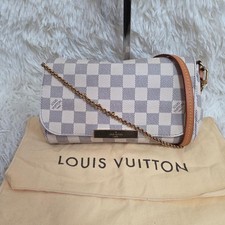 Bolsa de ombro Louis Vuitton Damier Azur Favorit PM 2 vias N41277 LV autêntica 89446 comprar usado Bolsa de ombro Louis Vuitton Damier Azur Favorit PM 2 vias N41277 LV autêntica 89446 comprar usado  Enviando para Brazil