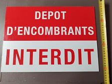 Pancarte panneau dépôt d'occasion  Eysines
