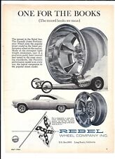 Parnelli Jones Rebel Aluminum Wheel Company anúncio impresso julho 1965 Long Beach CA comprar usado  Enviando para Brazil