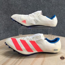 Tênis Adidas Masculino 9.5 Adizero Prime SP Sprint Spikes Track Branco Azul, usado comprar usado  Enviando para Brazil