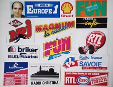 Lot autocollants radios d'occasion  Nancy-