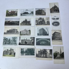 Usado, Lote 19 cartões postais Flint Michigan Mich MI School for Deaf Carnegie Library c. 1905 comprar usado  Enviando para Brazil
