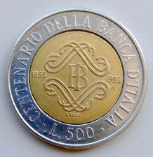Moneta italia 500 usato  Lugo