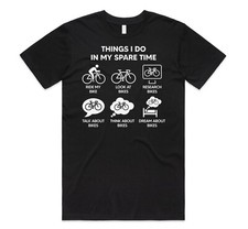 Camiseta Things I Do In My Spare Time Bicicleta Divertida Ciclismo Montar Papá Regalo segunda mano  Embacar hacia Mexico