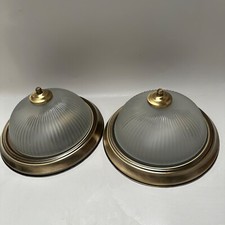 Pair vintage frosted for sale  NEWTON-LE-WILLOWS