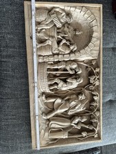 Holzrelief alt gebraucht kaufen  Hagelstadt