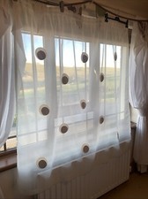 Ivory cream sheer for sale  BALLYMENA