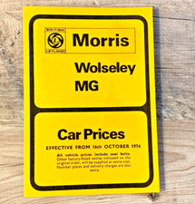 Morris wolseley price for sale  PRESTON