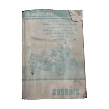 Oryginalny podręcznik kierowcy Suzuki SV650S Ez 99 książka instrukcja obsługi na sprzedaż  PL