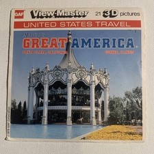 View-Master GREAT AMERICA AMUSEMENT PARK - K94 - Conjunto de 3 molinetes - 1979 comprar usado  Enviando para Brazil