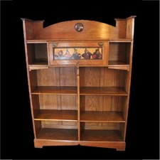Arts crafts bookcase for sale  LONDON