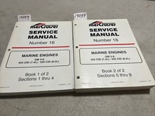 ©1996 Mercruiser #16 GM V-8 454 502 CID 7.4L 8.2L Manual de Serviço 90-823224 2 796 comprar usado  Enviando para Brazil