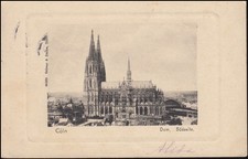 Pocztówka Kolonia / Cöln Dom Południowa strona, 5.8.1905 do Oosthuizen / Holandia na sprzedaż  Wysyłka do Poland