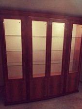 Credenza vetrina legno usato  Roma