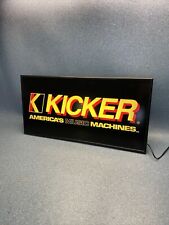 Placa iluminada vintage Kicker sistemas de alto-falante automotivo revendedor FUNCIONA! SEM rachaduras comprar usado  Enviando para Brazil