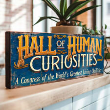 Human curiosities sign for sale  FELIXSTOWE