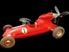 1950's Red #5 Cox Thimble Drone Gas Powered Prop Rod carro de corrida amarrado - caridade comprar usado  Enviando para Brazil