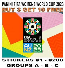 COLEÇÃO DE ADESIVOS PANINI FIFA WOMENS WORLD CUP 2023 #1 - #208 GRUPOS A B C comprar usado  Enviando para Brazil
