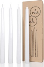 Candwax white taper for sale  Independence