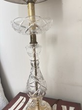 Crystal glass lamp for sale  Saint Louis