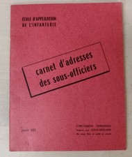 Carnet adresses officiers d'occasion  Concarneau