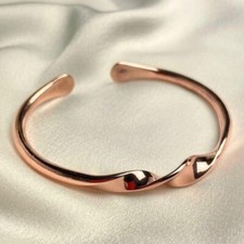 Usado, Pulseira magnética de cobre artrite terapia da dor bracelete de punho energético homens e mulheres comprar usado  Enviando para Brazil