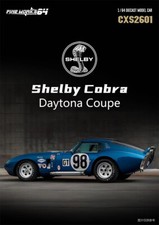 Carro modelo fundido Fine Works64 1:64 shelby Daytona Coupe bule/vermelho/preto, usado comprar usado  Enviando para Brazil