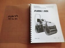 Ersatzteilliste katalog ammann gebraucht kaufen  Könnern