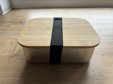 Edelstahl brotdose bambusdecke gebraucht kaufen  Karlsdorf-Neuthard