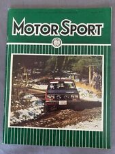 Motor sport monthly for sale  FAREHAM